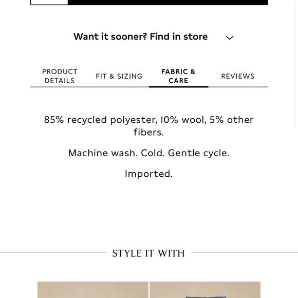 Banana Republic Factory Beige Double-Breasted Coat NWT - Picture 3 of 6